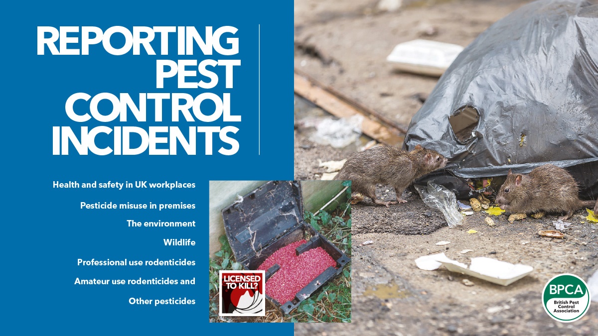 Reporting pest control incidents BPCA PPC107 Reporting pest control incidents BPCA PPC107